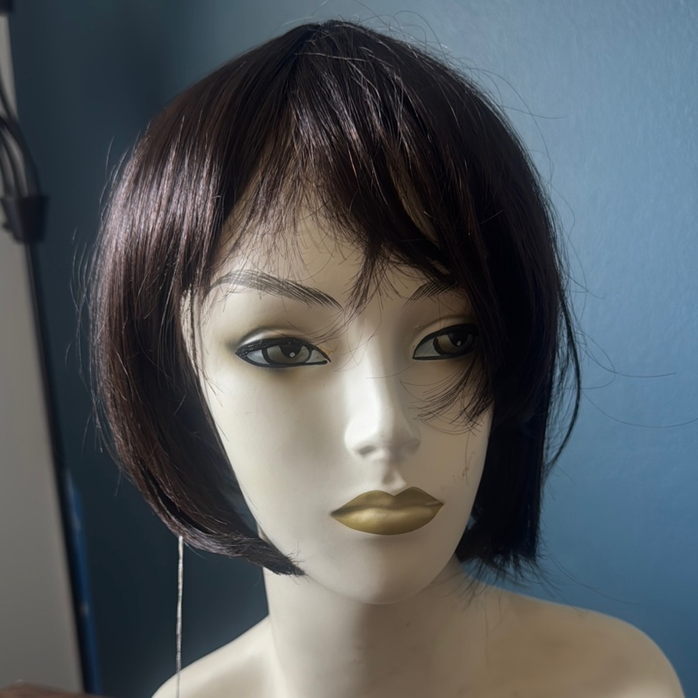 Elegant Brown Bob Wig